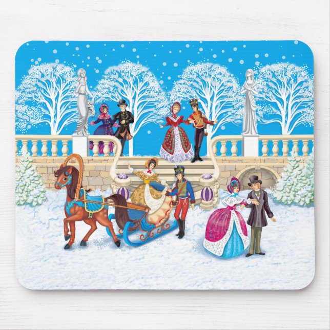 Mousepad Passo de inverno (Frente)
