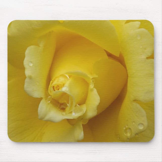 Mousepad Pasta amarela do mouse rosebud (Frente)
