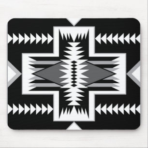Mousepad Pasta Cinza e Preto Navajo