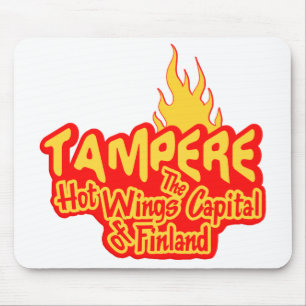 Mousepad Pasta de bocas das Asas Quentes de Tampere