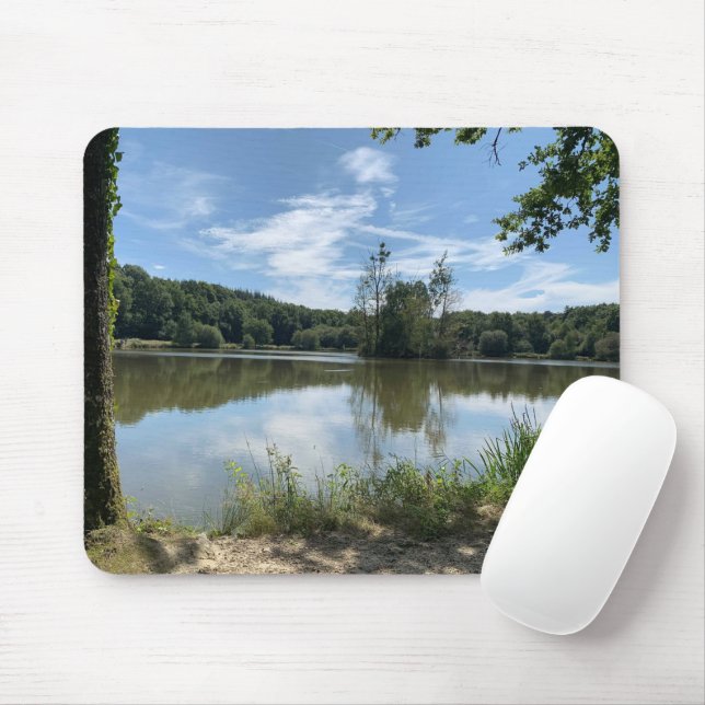 Mousepad Pasta de força personalizada de foto personalizada (Com mouse)