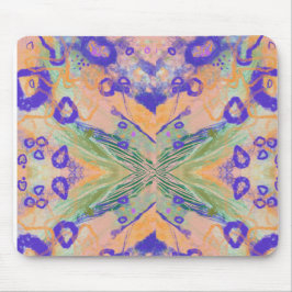 Mousepad Pasta de mouse de imagem espelhada colorida e dive