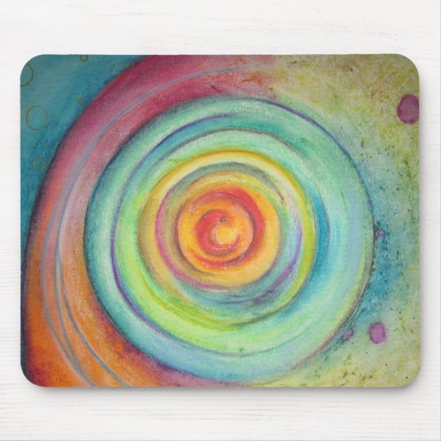 Mousepad Pasta de mouse de ondas mágicas (Frente)