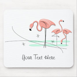 Mousepad Pasta de mouse Flamingo Ocean Trio 3 "Text"