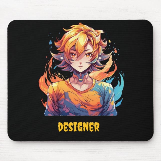 Mousepad Pasta de mouse legal Naruto personalizável (Frente)