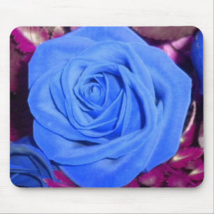 Mousepad Pasta de mouse Rosa azul ceruliano