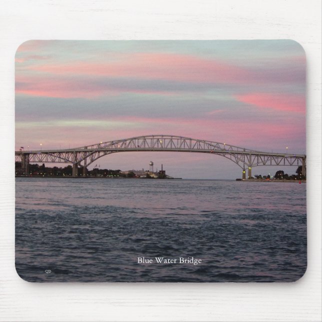 Mousepad Pasta de rato Blue Water Bridge (Frente)