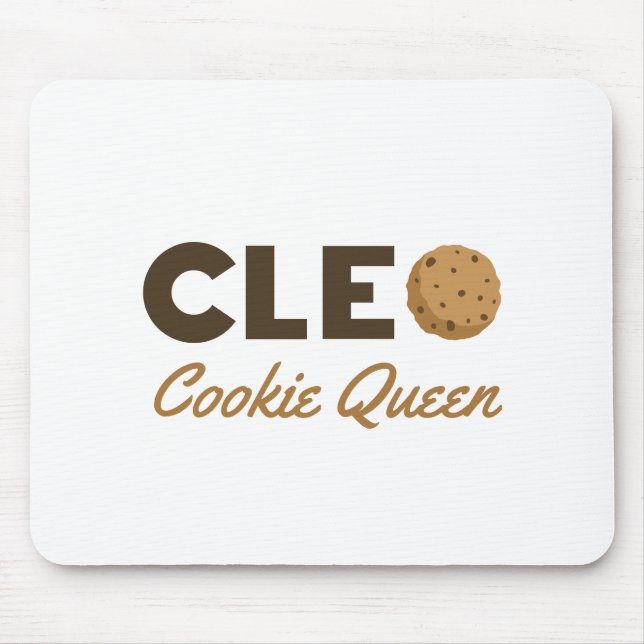 Mousepad Pasta de rato da Rainha Cleo cookie (Frente)