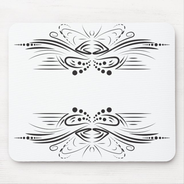 Mousepad Pasta de rato de borda artística (Frente)
