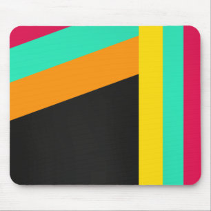 Mousepad Pasta de rato de gel de padrão de tiras modernas c