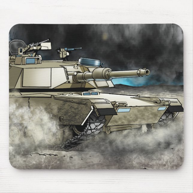 Mousepad Pasta de rato do tanque M1 (Frente)
