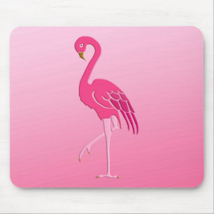 Mousepad Pasta de rato Flamingo rosa bonito