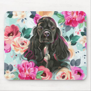 Mousepad Pasta de rato floral do almofada de cozinha