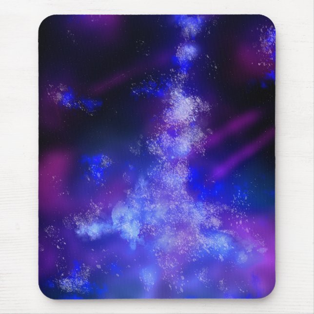 Mousepad Pasta do mouse Blue Sapphire do Céu Noturno (Frente)
