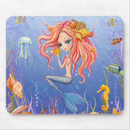 Mousepad Pasta do mouse da Mermaid