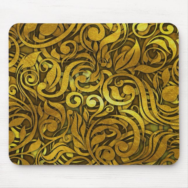 Mousepad Pasta do mouse do ornamentado clássico (Frente)