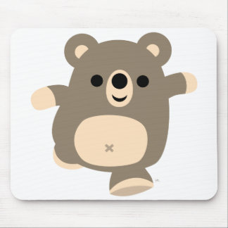 Mousepad Pasta do mouse do Urso de Cartoons Corante em Fogu