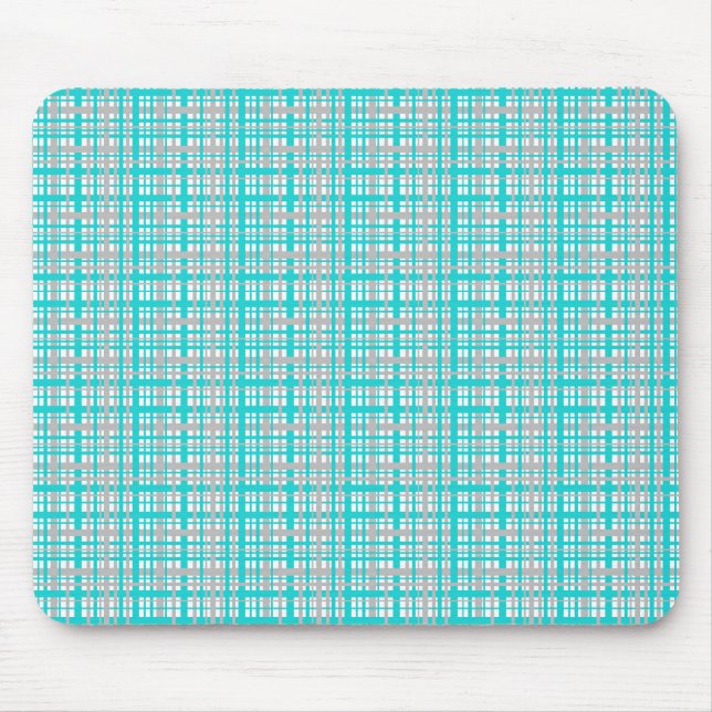 Mousepad Pasta do mouse padrão de xadrez bonito (Frente)