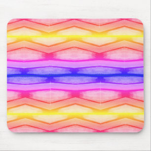 Mousepad Pasta do mouse Rainbow Chevron