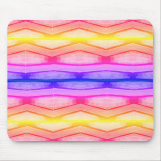 Mousepad Pasta do mouse Rainbow Chevron