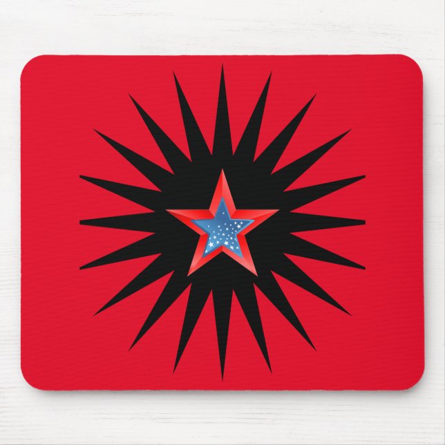 Mousepad Pasta do mouse Stars Mousepad. (Frente)