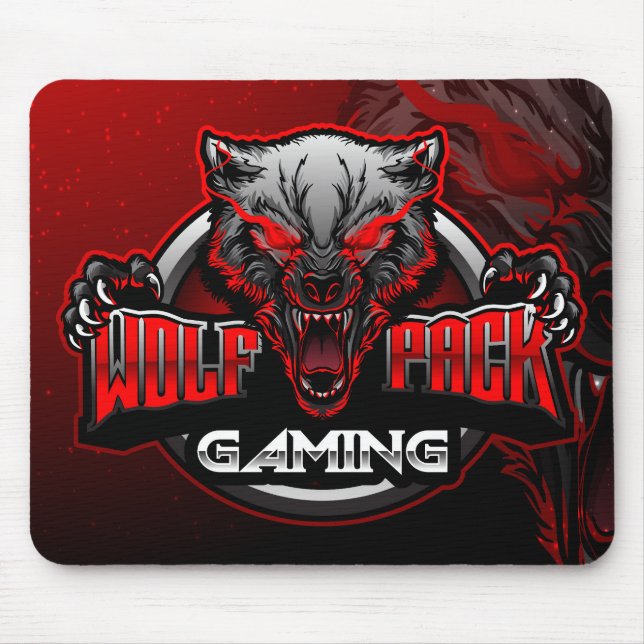 Mousepad Pasta do mouse Wolf Pack (Frente)
