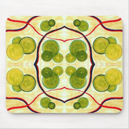 Mousepad Pasta flutuante de Creme Verde