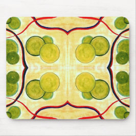 Mousepad Pasta flutuante de Creme Verde