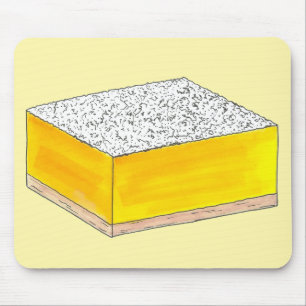 Mousepad Pastagem de Bar de Limão Amarelo doce e azedo