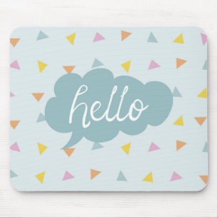 Mousepad Pastel Bonito Alô