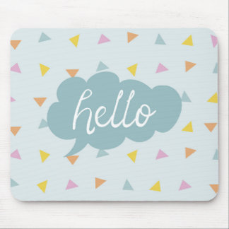 Mousepad Pastel Bonito Alô