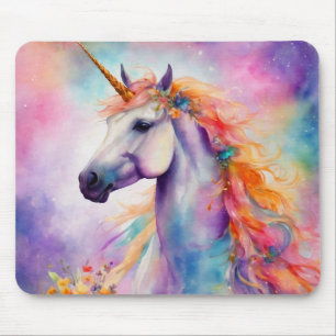 Mousepad Pastel Color Unicorn