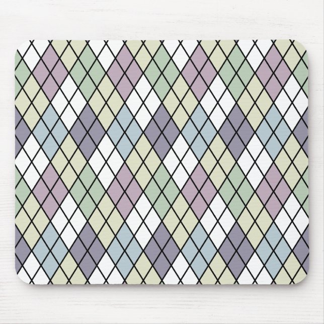 Mousepad Pastel Diamantes (Frente)