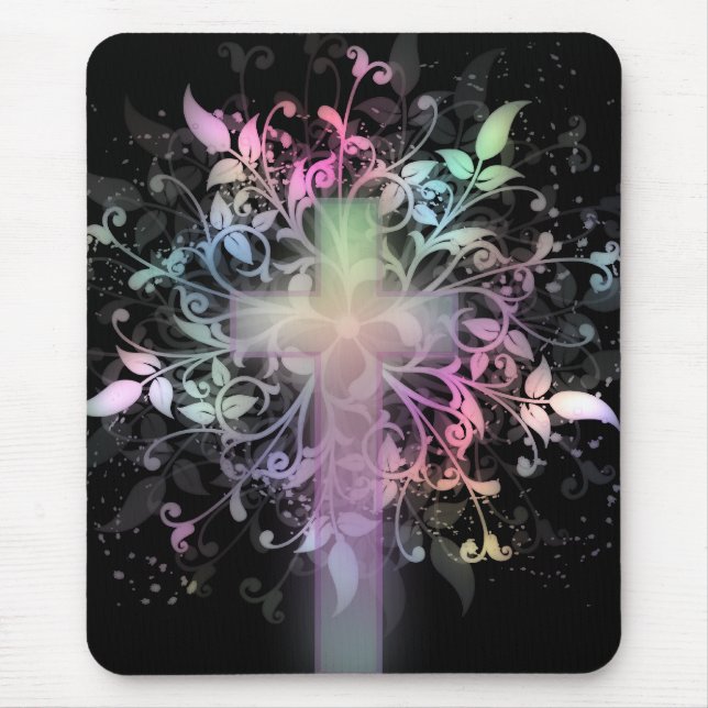 Mousepad Pastel floral (Frente)