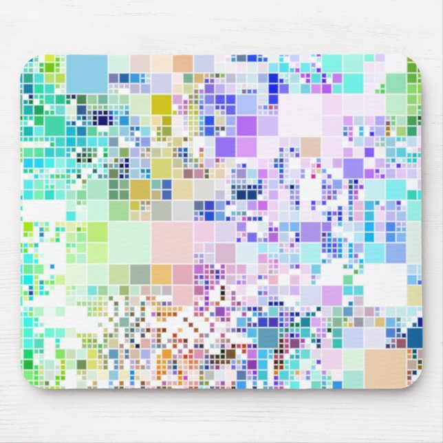 Mousepad Pastel Geométrico (Frente)