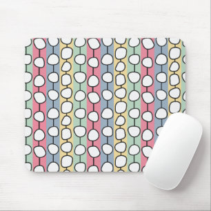 Mousepad Pastel MCM Colorida Linhas