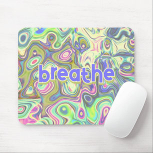 Mousepad Pastel Multicolor Abstrato Amoba Art