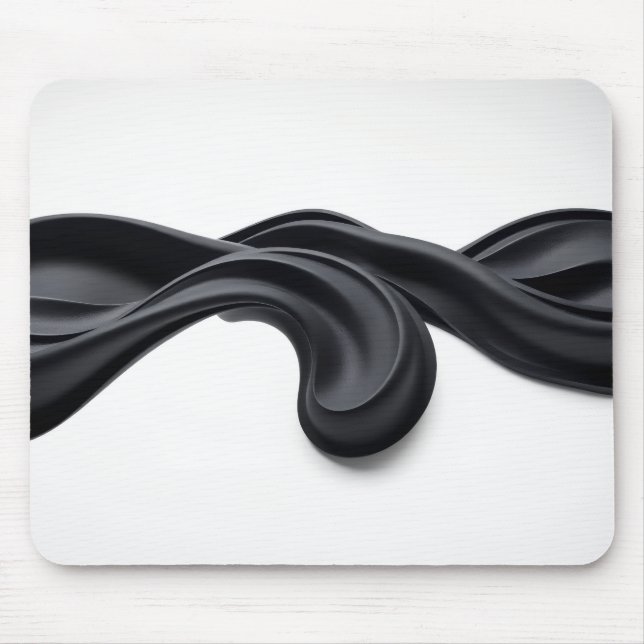 Mousepad Pastel preto (Frente)