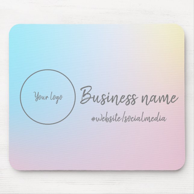 Mousepad Pastel Rainbow (Frente)