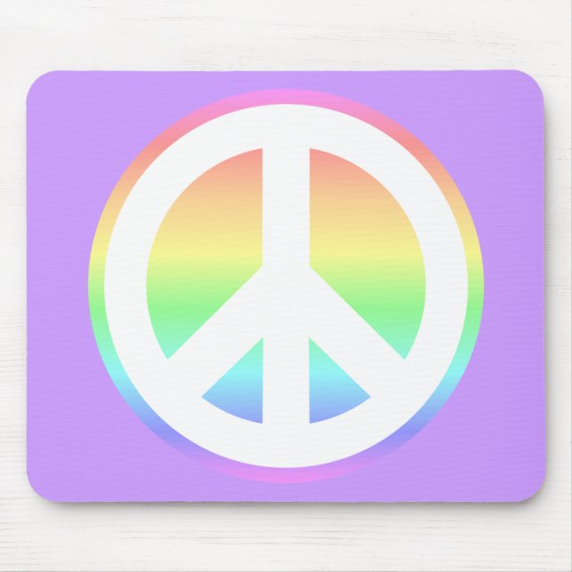 Mousepad Pastel Rainbow (Frente)