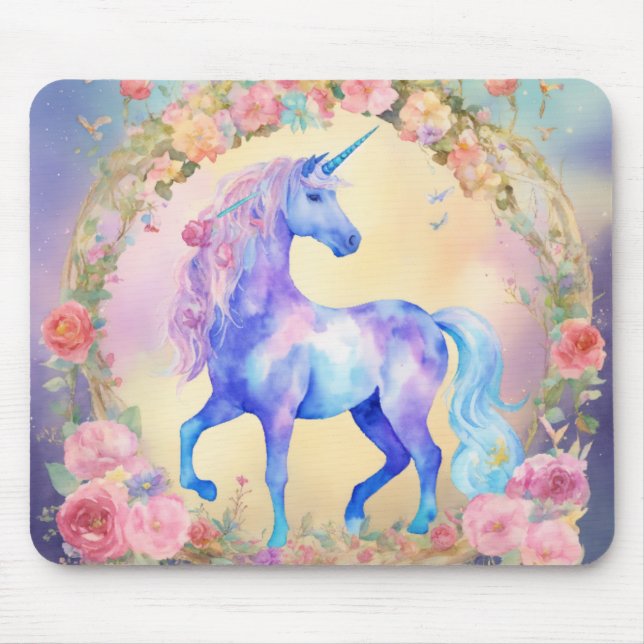Mousepad Pastel Unicorn Mystique (Frente)