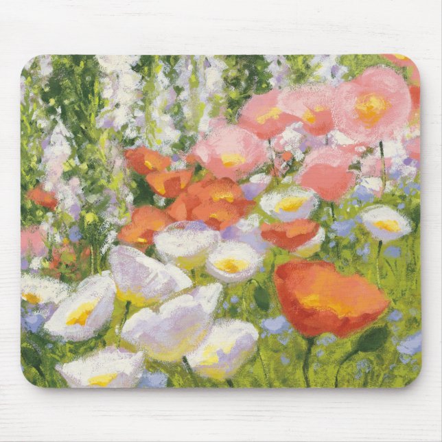 Mousepad Pastels do jardim (Frente)