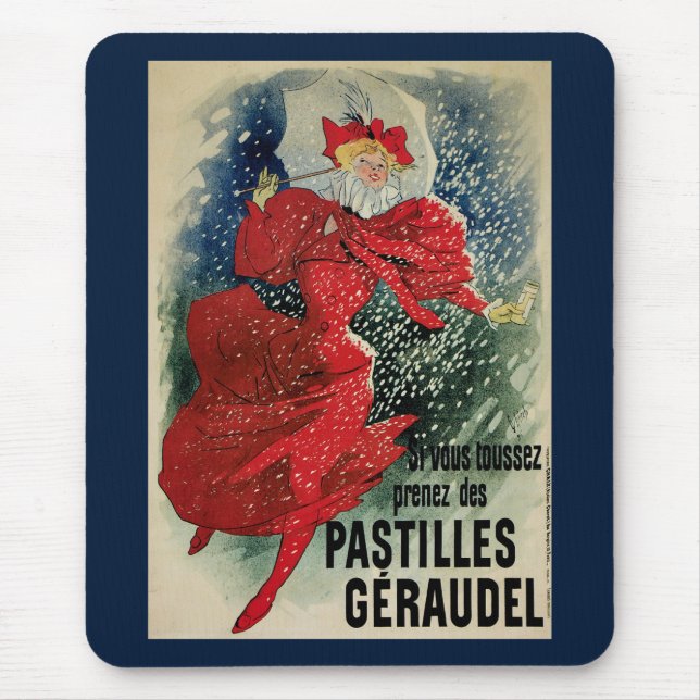 Mousepad Pastilhas Antigas Geraudel Art Nouveau (Frente)