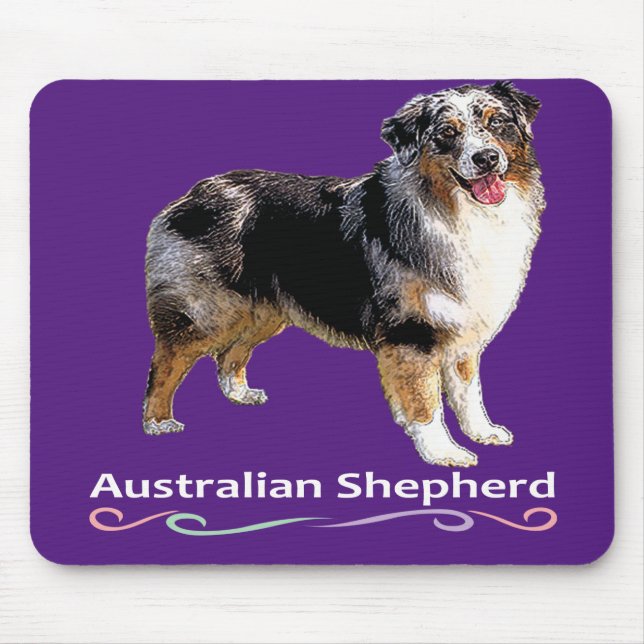 Mousepad Pastor australiano (Frente)