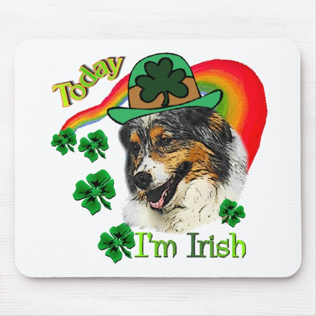 Mousepad Pastor australiano St Patricks (Frente)