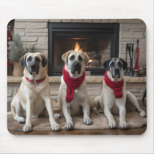 Mousepad Pastor da Anatólia junto à Lareira Natal