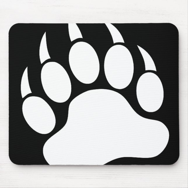 Mousepad Pata de urso (reverso) (Frente)