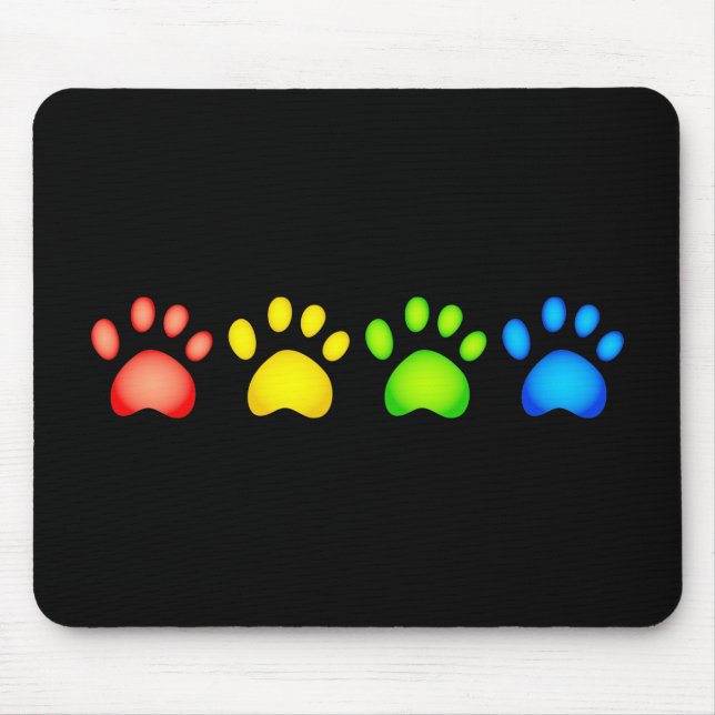 Mousepad Patas coloridas (Frente)