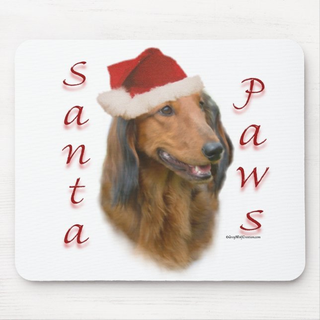 Mousepad Patas Dachshund - Cabelos (Frente)