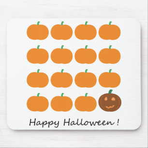 Mousepad Patch de Abóbora Feliz Halloween